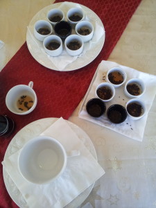 Tea leaves for readings, Laura E. West, Fortune-teller, Dallas, TX